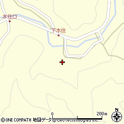 京都府南丹市日吉町木住脇谷9周辺の地図