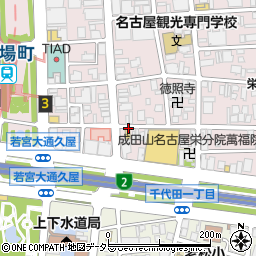 名鉄協商東陽通駐車場周辺の地図