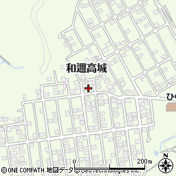 滋賀県大津市和邇高城周辺の地図