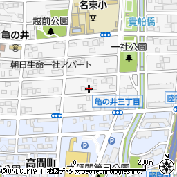 愛知県名古屋市名東区亀の井3丁目98周辺の地図