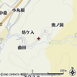 愛知県豊田市新盛町坊ケ入周辺の地図