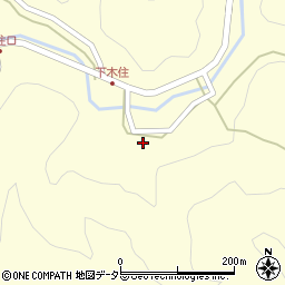 京都府南丹市日吉町木住脇谷24周辺の地図