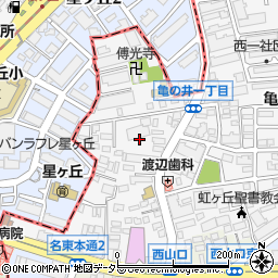 愛知県名古屋市名東区名東本町周辺の地図