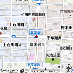 豊国通４周辺の地図