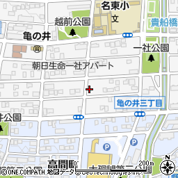 愛知県名古屋市名東区亀の井3丁目103周辺の地図