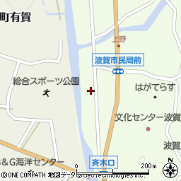 兵庫県宍粟市波賀町上野204周辺の地図