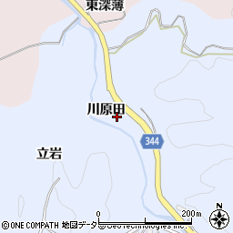 愛知県豊田市久木町川原田周辺の地図
