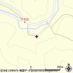 京都府南丹市日吉町木住脇谷33周辺の地図