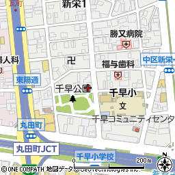 愛知県名古屋市中区新栄1丁目40-19周辺の地図