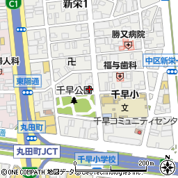 愛知県名古屋市中区新栄1丁目40-19周辺の地図