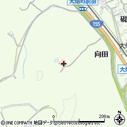 愛知県豊田市大畑町向田周辺の地図
