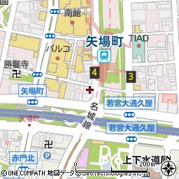 香港飲茶点心 CHISHU ‐ちしゅう‐栄店周辺の地図