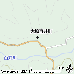 京都府京都市左京区大原百井町8周辺の地図