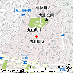 愛知県名古屋市千種区丸山町周辺の地図