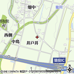愛知県豊田市猿投町井戸井20周辺の地図