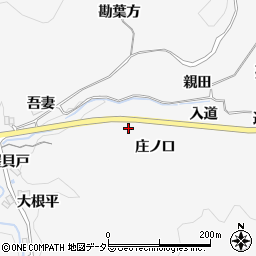愛知県豊田市中立町石橋周辺の地図