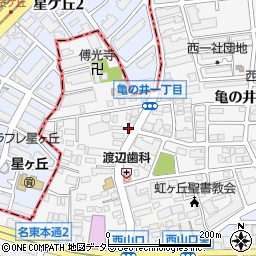 愛知県名古屋市名東区名東本町80周辺の地図