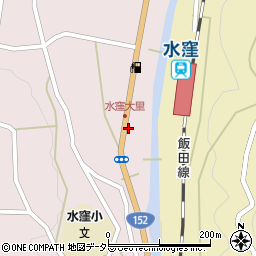 静岡県浜松市天竜区水窪町奥領家2665-2周辺の地図
