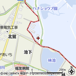 愛知県長久手市岩作三ケ峯1-175周辺の地図