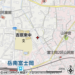 静岡県富士市比奈84周辺の地図