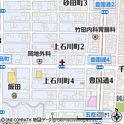 愛知県名古屋市中村区上石川町周辺の地図