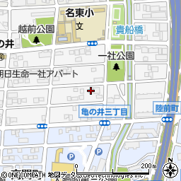 愛知県名古屋市名東区亀の井3丁目91周辺の地図