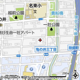 愛知県名古屋市名東区亀の井3丁目91周辺の地図