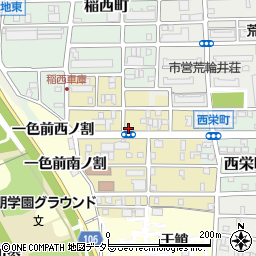 愛知県名古屋市中村区岩上町81周辺の地図