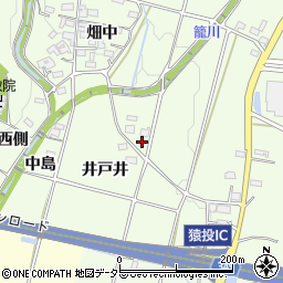 愛知県豊田市猿投町井戸井周辺の地図