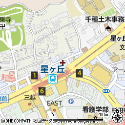 トラストパーク三井住友信託銀行星が丘支店駐車場周辺の地図