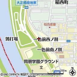 愛知県名古屋市中村区岩塚町横手堤付周辺の地図