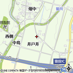 愛知県豊田市猿投町井戸井8-1周辺の地図