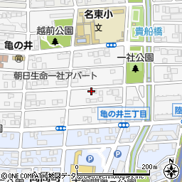 愛知県名古屋市名東区亀の井3丁目97周辺の地図
