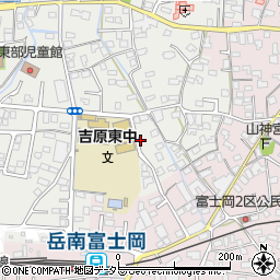 静岡県富士市比奈82周辺の地図