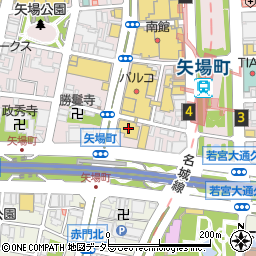 チーズ＆ドリア．スイーツ 名古屋パルコ店周辺の地図