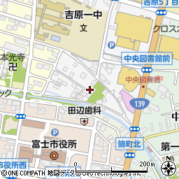 静岡県富士市永田北町10周辺の地図