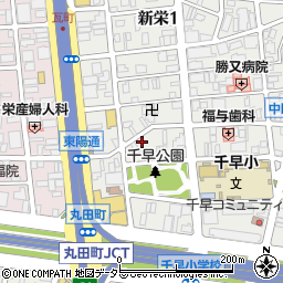 愛知県名古屋市中区新栄1丁目40-4周辺の地図