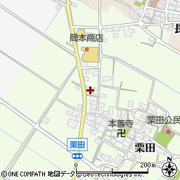 滋賀県愛知郡愛荘町栗田442周辺の地図