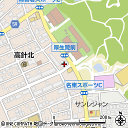 株式会社伊藤園　名古屋東支店周辺の地図