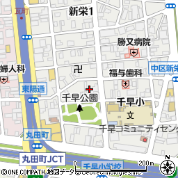 愛知県名古屋市中区新栄1丁目40-9周辺の地図