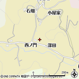 愛知県豊田市永野町周辺の地図