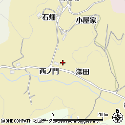 愛知県豊田市永野町周辺の地図