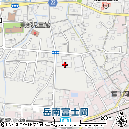 静岡県富士市比奈75周辺の地図