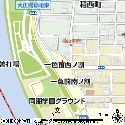 愛知県名古屋市中村区岩塚町一色前西ノ割周辺の地図