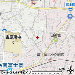 静岡県富士市比奈19周辺の地図