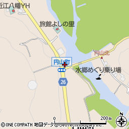 滋賀県近江八幡市円山町647周辺の地図