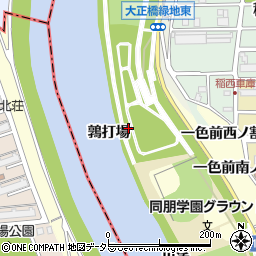 愛知県名古屋市中村区岩塚町鶉打場周辺の地図