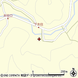 京都府南丹市日吉町木住脇谷7周辺の地図