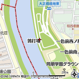 愛知県名古屋市中村区岩塚町（鶉打場）周辺の地図