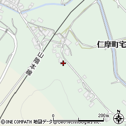 島根県大田市仁摩町宅野向山404-3周辺の地図